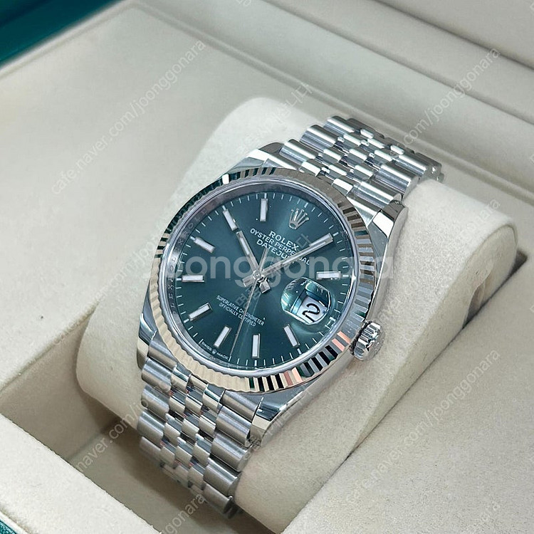 [팝니다] [새제품] 롤렉스 데이트저스트 36mm 민트 그린 바 인덱스 126234 - 2025년 (10000484...--0