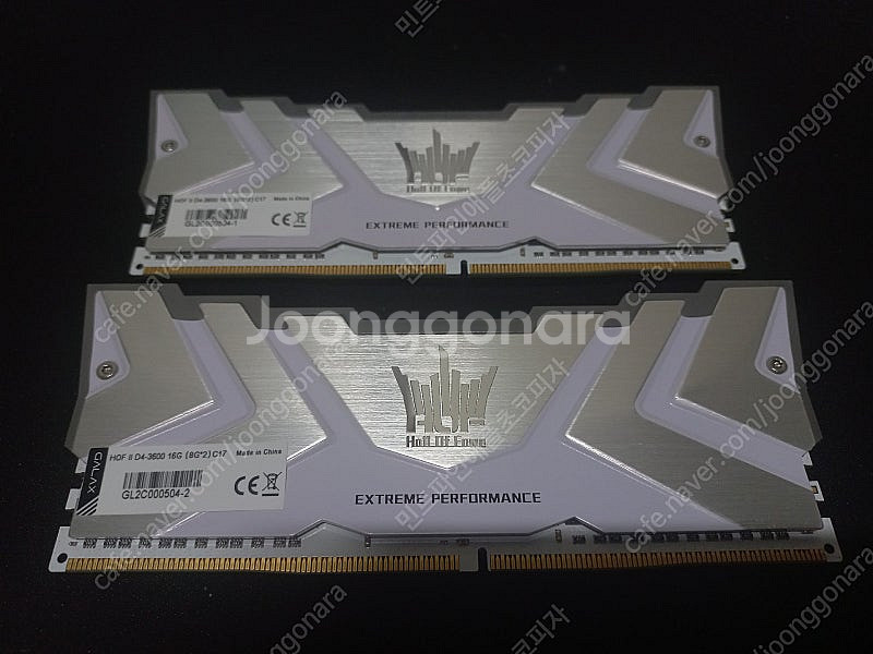 라이젠 3600+갤럭시 hof ddr4 3600 8x2--5