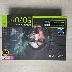 5070ti 갤럭시 ex게이머 블랙 미개봉