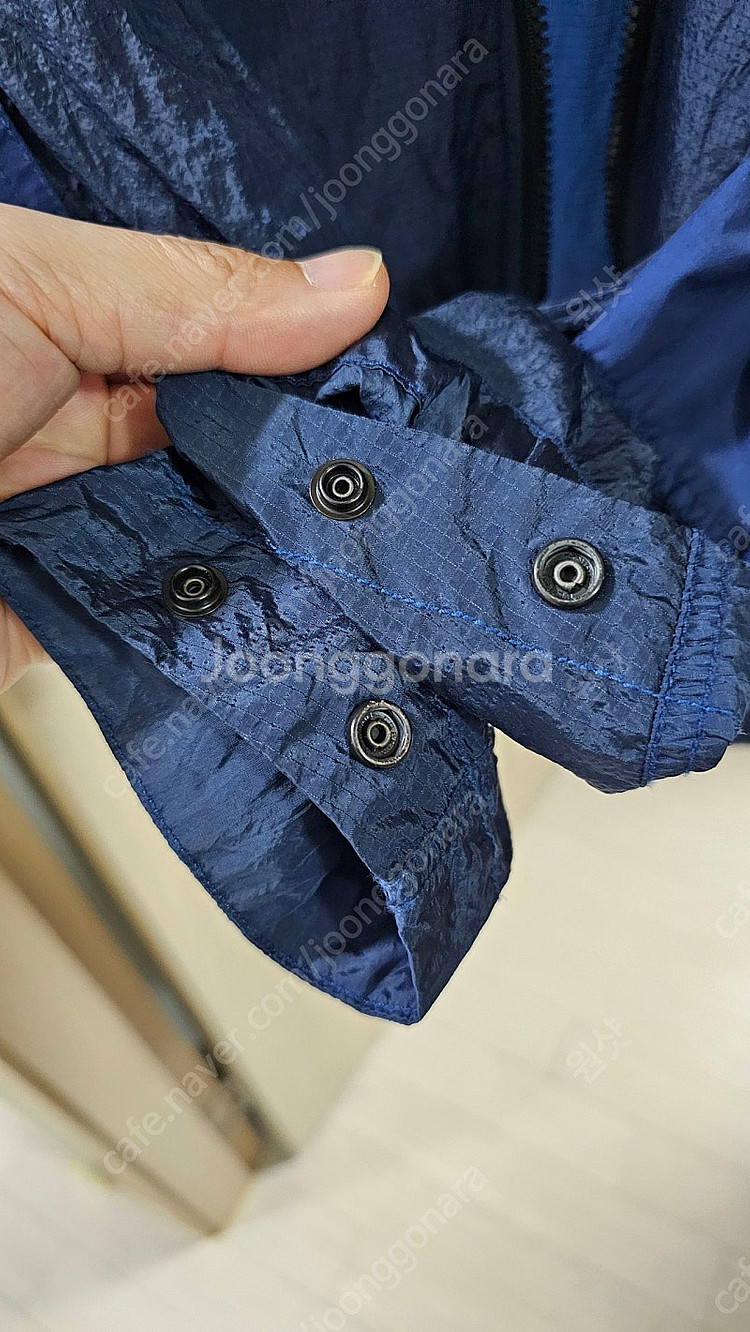 스톤아일랜드 나일론메탈 후드 자켓 다크블루 S(95)--3