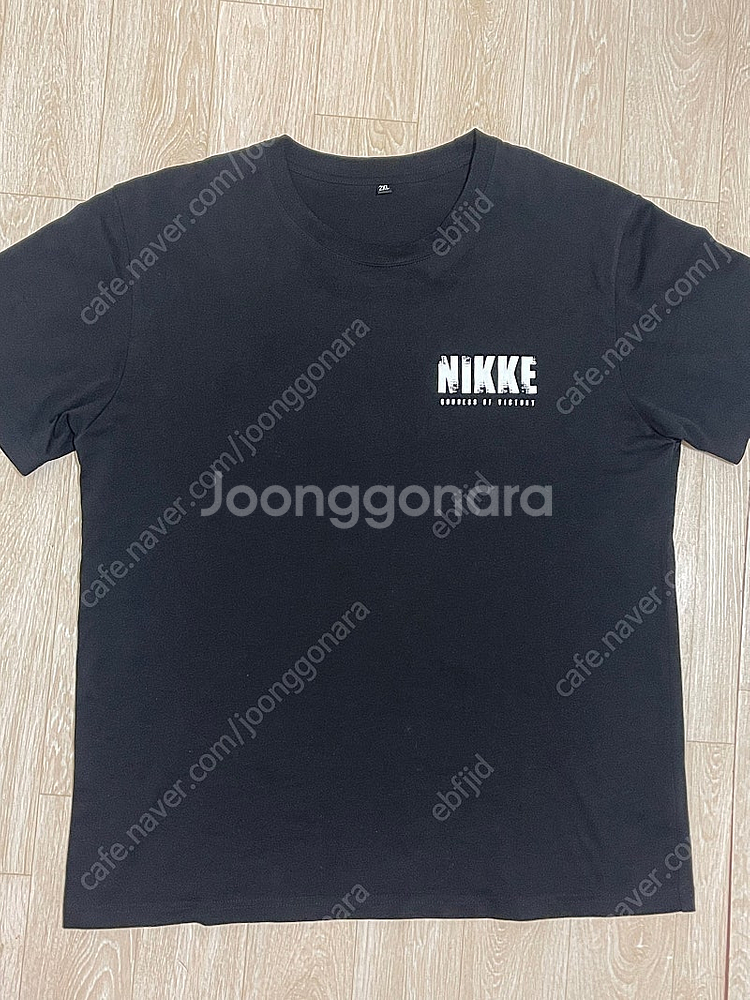 니케 럭키드로우 티셔츠 블랙 2XL--0