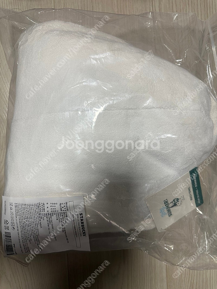 스타벅스 베베드피노 비치타월 판초 미개봉새상품--1