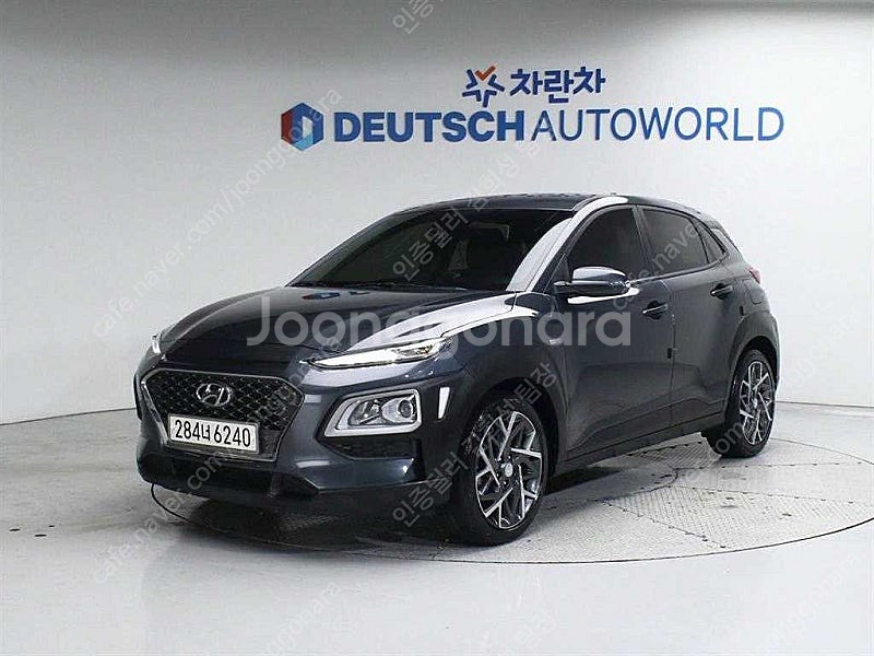 현대 코나 하이브리드 중고 소형SUV 중고 회색 202...--0