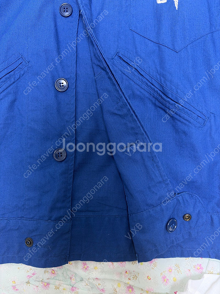 미군 메디컬 반팔 셔츠 블루 M--3