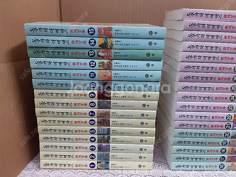 솔 도쿠가와 이에야스 책 소설 전32권 택포--0