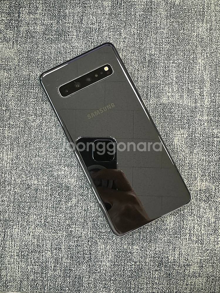 갤럭시S10 5G 256기가 블랙색상 액정파손 기능정상...--0