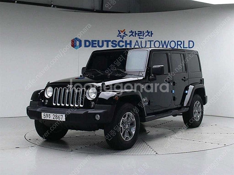 지프 랭글러 중고 JEEP 랭글러 검정색 2017년식 ...--0