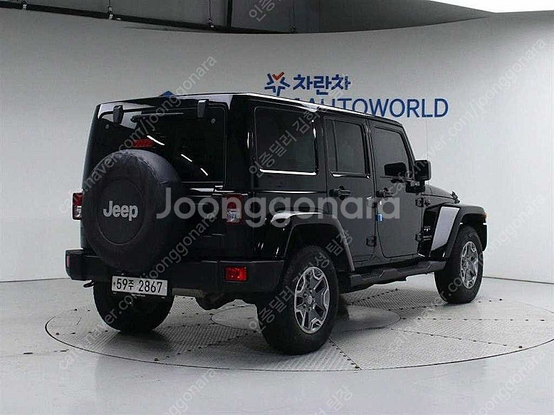 지프 랭글러 중고 JEEP 랭글러 검정색 2017년식 ...--3