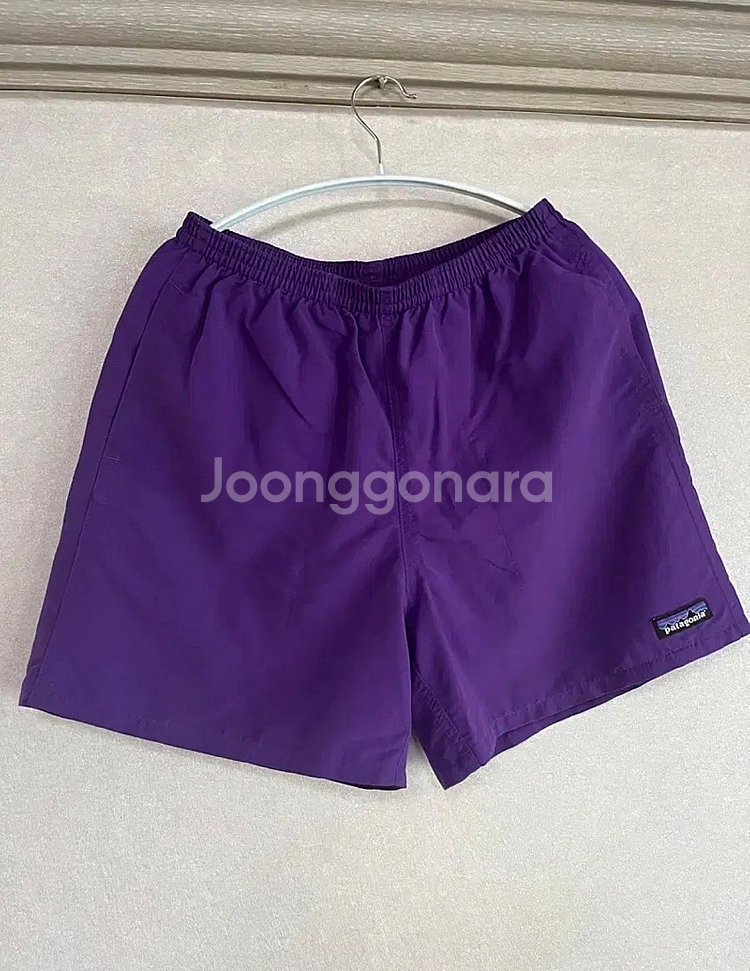 정품 파타고니아 배기스 5인치 팬츠 퍼플 S--0