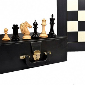 원목체스&보드&기물가방 세트 CHESS BAZAAR CB Mustang Series Chess Set