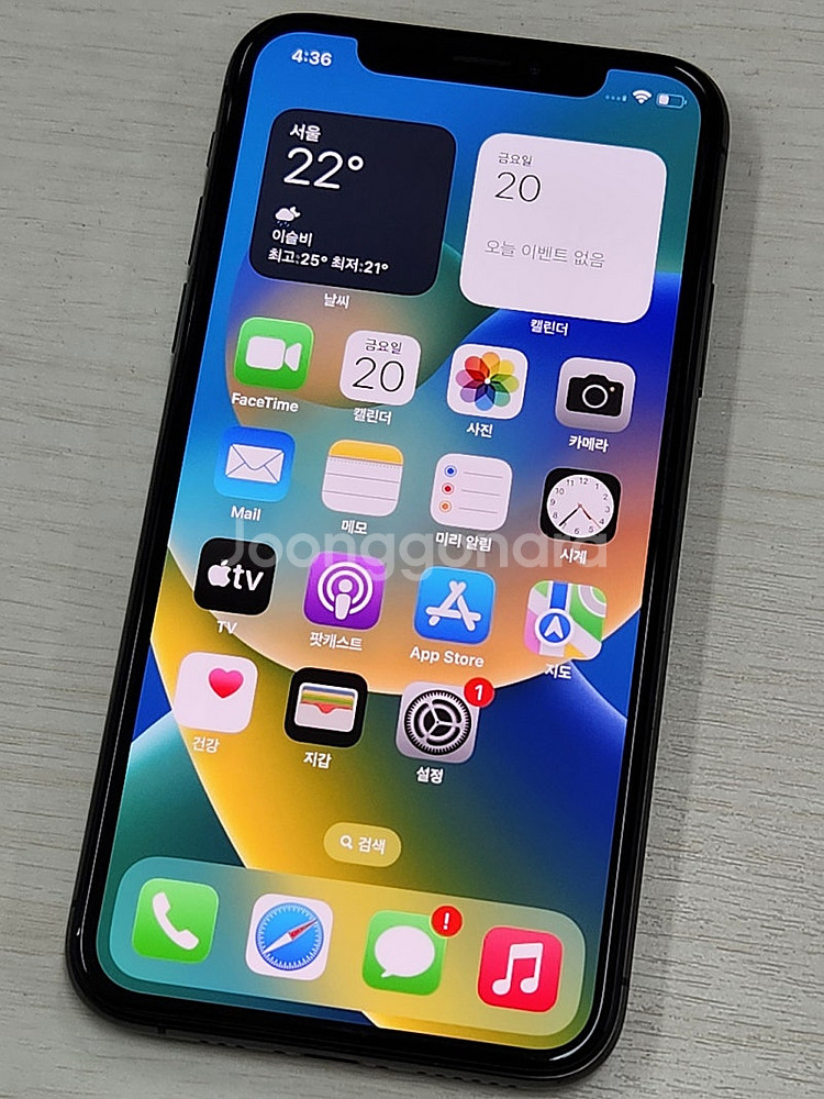 아이폰XS 스페이스그레이색상 64용량 상태좋은 무잔상 ...--1