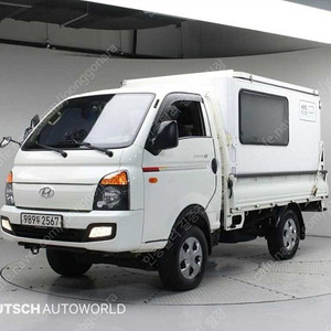 캠핑카 중고 포터2 흰색 2018년식 기본형 수원중고차