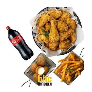 BHC 뿌링클+케이준프라이+치즈볼+콜라1.25L