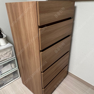 한샘아임5단서랍장화장대 한샘5단서랍장