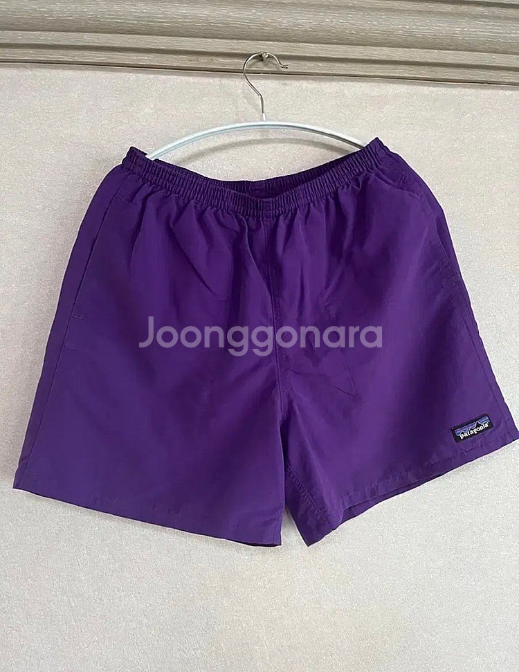정품 파타고니아 배기스 5인치 팬츠 퍼플 S--0