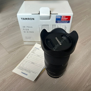 탐론 28-75mm 렌즈 (소니FE용) -센터에서 점검 및 클리닝 펌웨어 업데이트 완료함