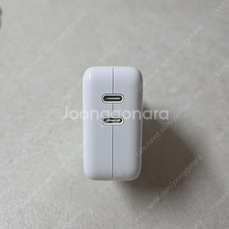 애플 정품 35W 듀얼 USB-C 포트 전원 어댑터 팝...--4