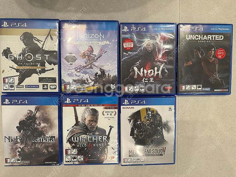 PS4 인기 타이틀 묶음 판매(고오쓰+호라이즌+인왕+언...--0
