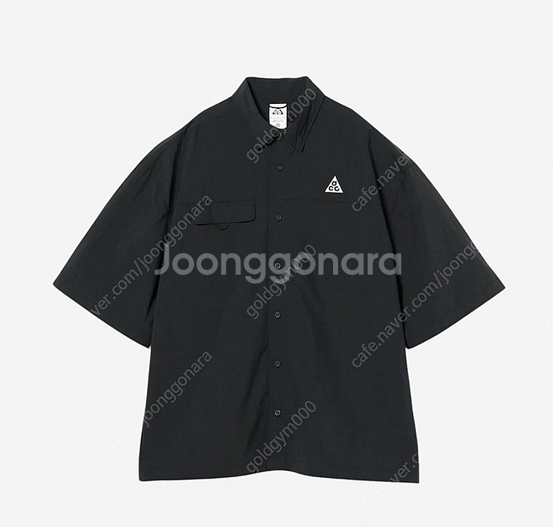 나이키 ACG 오브 위버 UV 리펠 반팔 셔츠 블랙--0