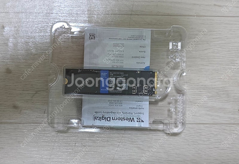 WD BLUE NVMe M.2 SSD 1TB 팝니다--2