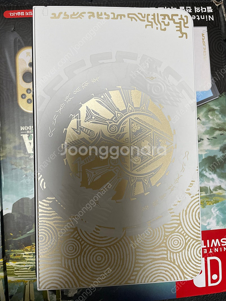 닌텐도 스위치 oled젤다에디션+프로컨+충전독 일괄 판...--5