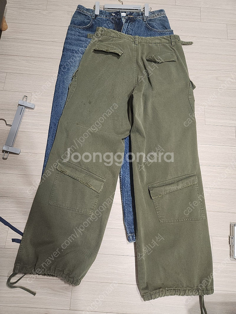 논노드 더블포켓 카고팬츠 1사이즈--1