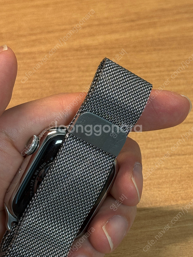 [대전] 애플워치7 41mm 실버 스테인리스 밀레니즈루...--4