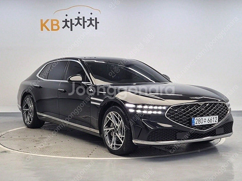 제네시스 G90 중고 제네시스 중고 가격 검정색 202...--4