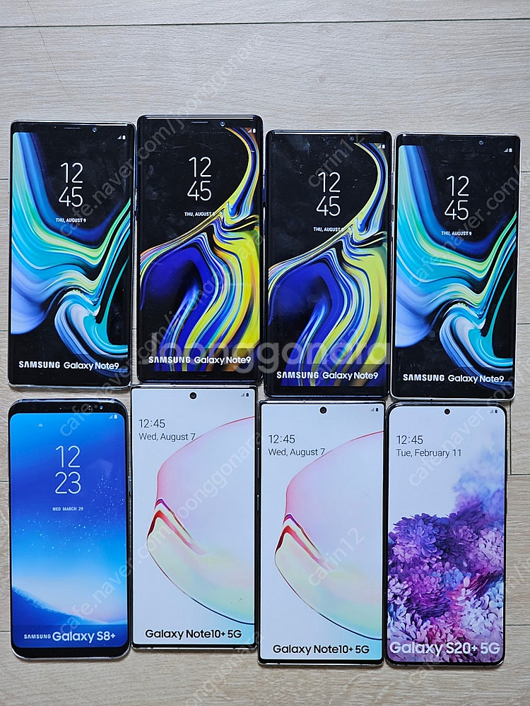 갤럭시 노트9,10 S8,20 목업 모형폰--1