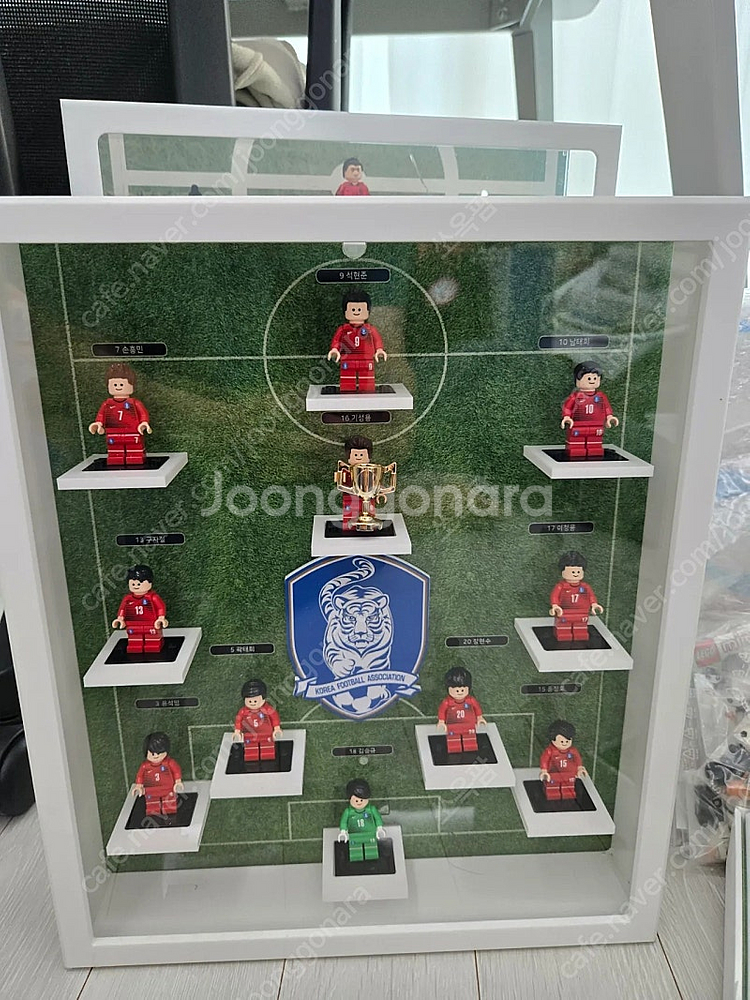 커스텀피규어 커스텀레고 대한민국 국대 레고 및 장식장 ...--0