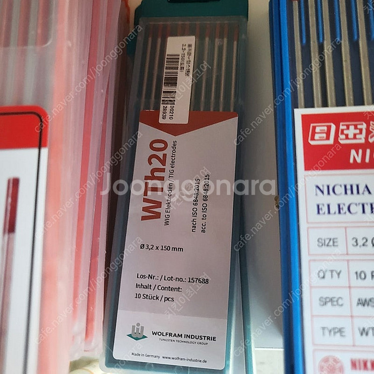 텅스텐봉 용접봉 독일제(본켄 판매) 울프람--2