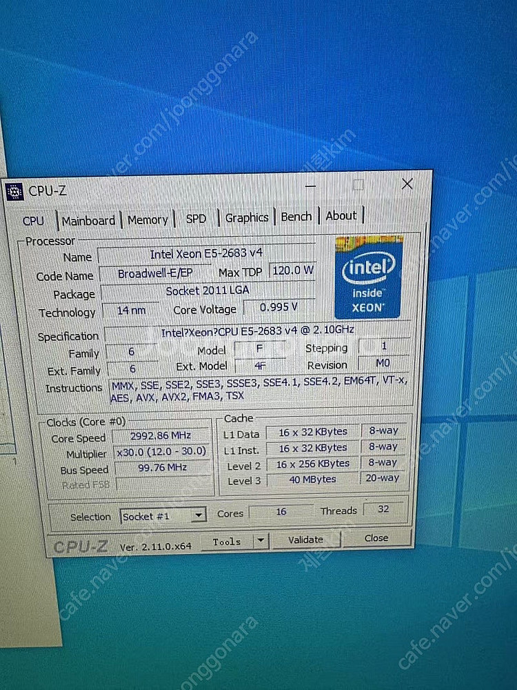 제온 E5-2683V4 듀얼(32코어64스레드) 램12...--5