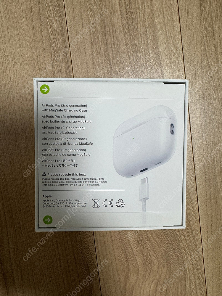 애플 에어팟 프로 2세대 맥세이프 호환 usb c (국내 정식 발매 제품) 미개봉 판매 이미지