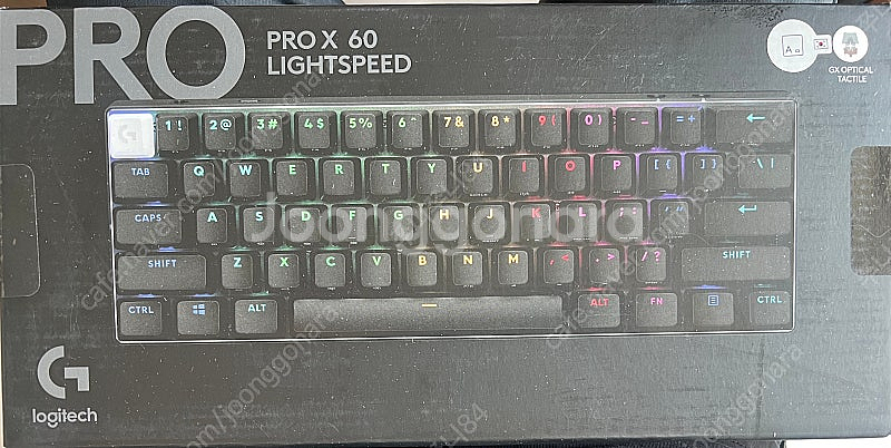 로지텍 pro x60 lightspeed 키보드 미개봉...--0