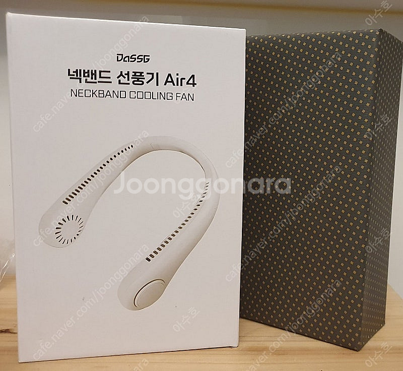 새상품 다쓱 휴대용 넥밴드 선풍기 재고처분(160개)--1