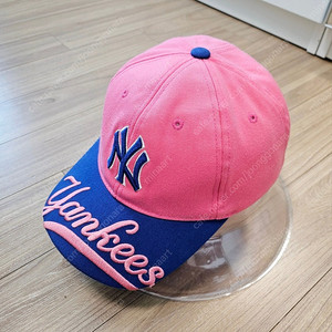 (53cm) MLB 키즈 핑크 NY 볼캡 모자