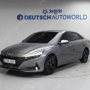 아반떼 중고차 아반떼 하이브리드 중고 차 회색 2021년식 37,153km 모던 중고자동차