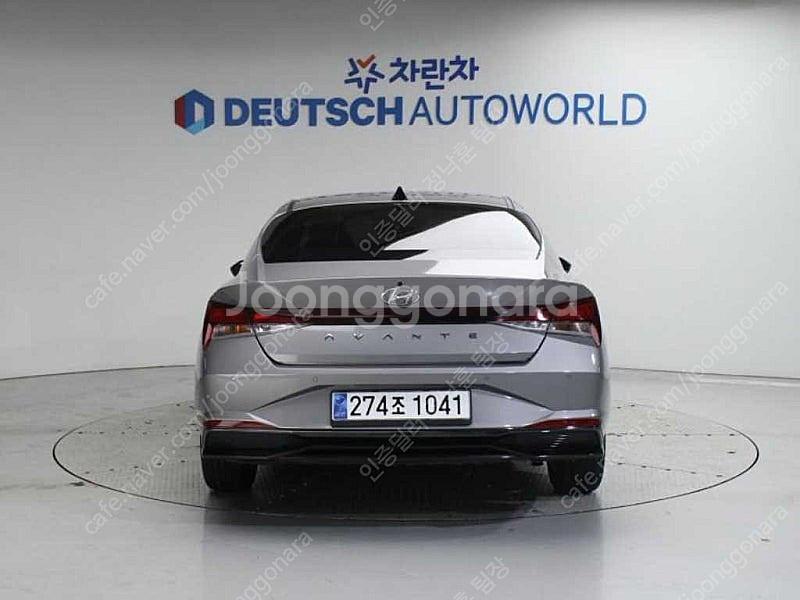 아반떼 중고차 아반떼 하이브리드 중고 차 회색 2021...--5