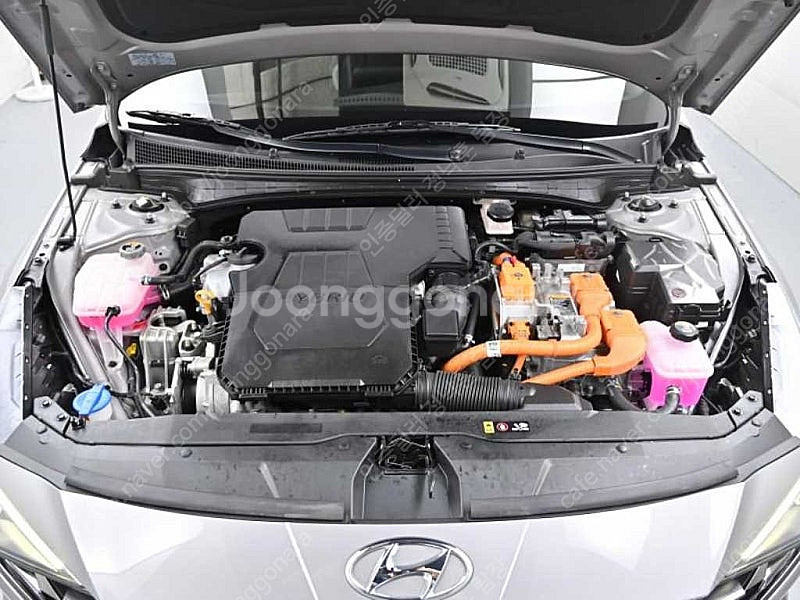 아반떼 중고차 아반떼 하이브리드 중고 차 회색 2021...--7
