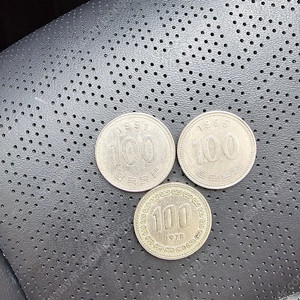 1978년,1991년,1995년 ,1999년,2000년,2001년 100원동전
