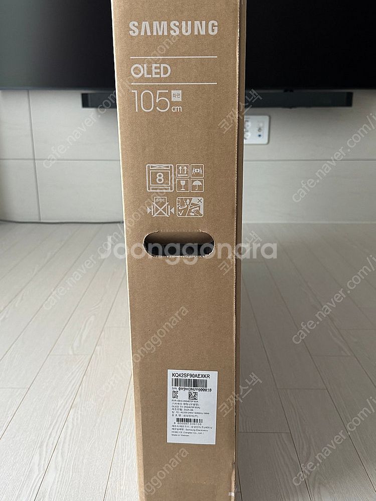KQ42SF90AEXKR 삼성 최신형 TV 105cm ...--1