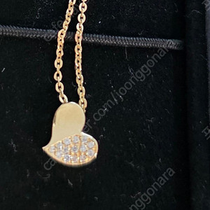 14k 하트 목걸이(골드)
