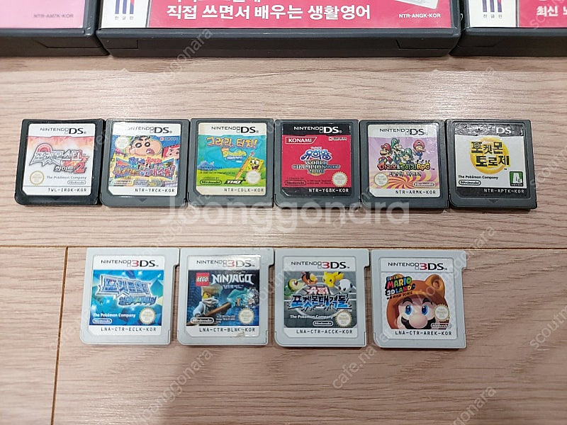 닌텐도 DS칩 파랑구조대 닌텐독스 커비 짱구는못말려 등--2