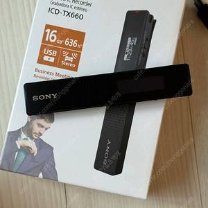 소니 ICD-TX660 녹음기 신품급 박풀