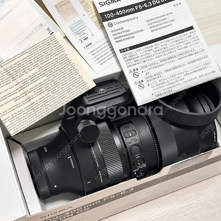 시그마 100-400mm 렌즈 / 소니용 FE ( 삼각...--0