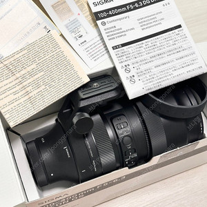 시그마 100-400mm 렌즈 / 소니용 FE ( 삼각대 마운트링 포함 )