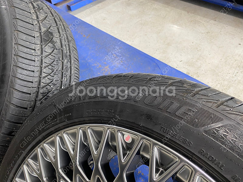 제네시스 G90 19인치 휠+휠캡+타이어+TPMS+순정...--6