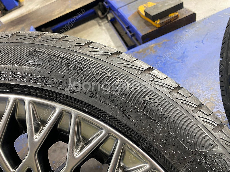 제네시스 G90 19인치 휠+휠캡+타이어+TPMS+순정...--8