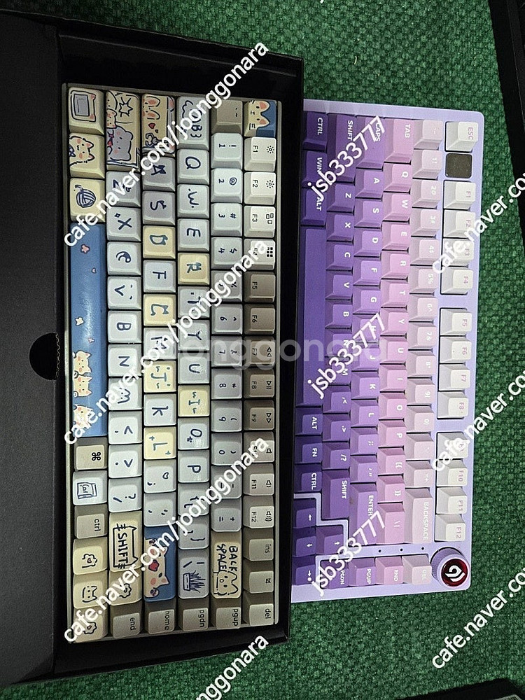 HI75,키크론 K2N3(LED핫스왑갈축) 레트로 블루...--9