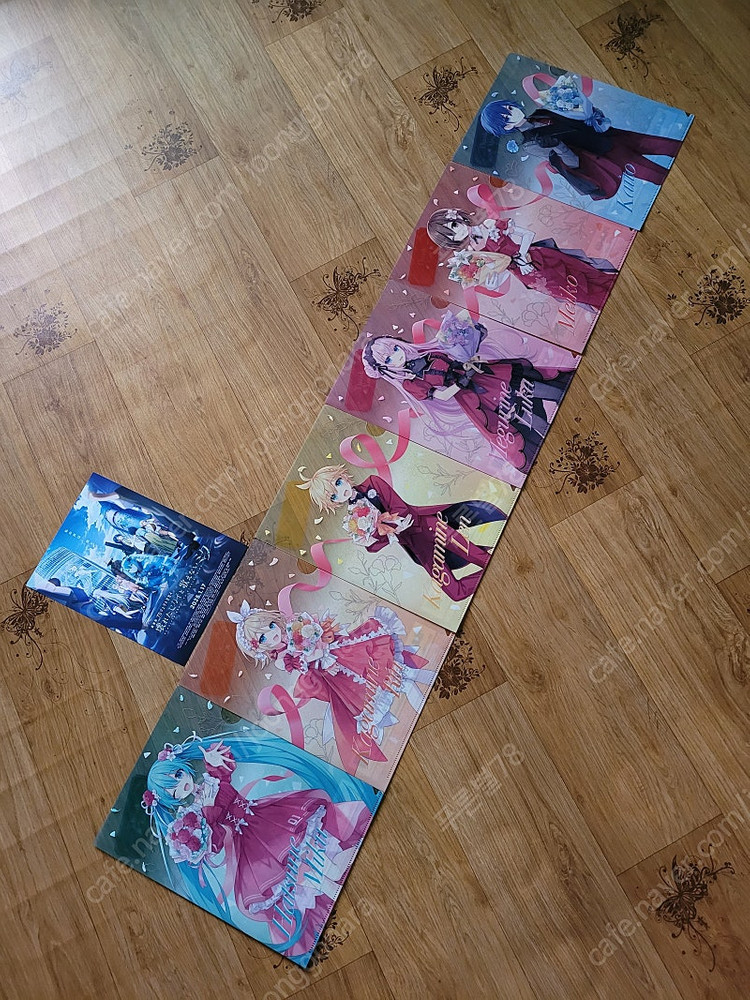 총8개일괄)프세카굿즈 클리어파일 프세카극장판 미쿠굿즈 렌티 프세카전단지 이미지